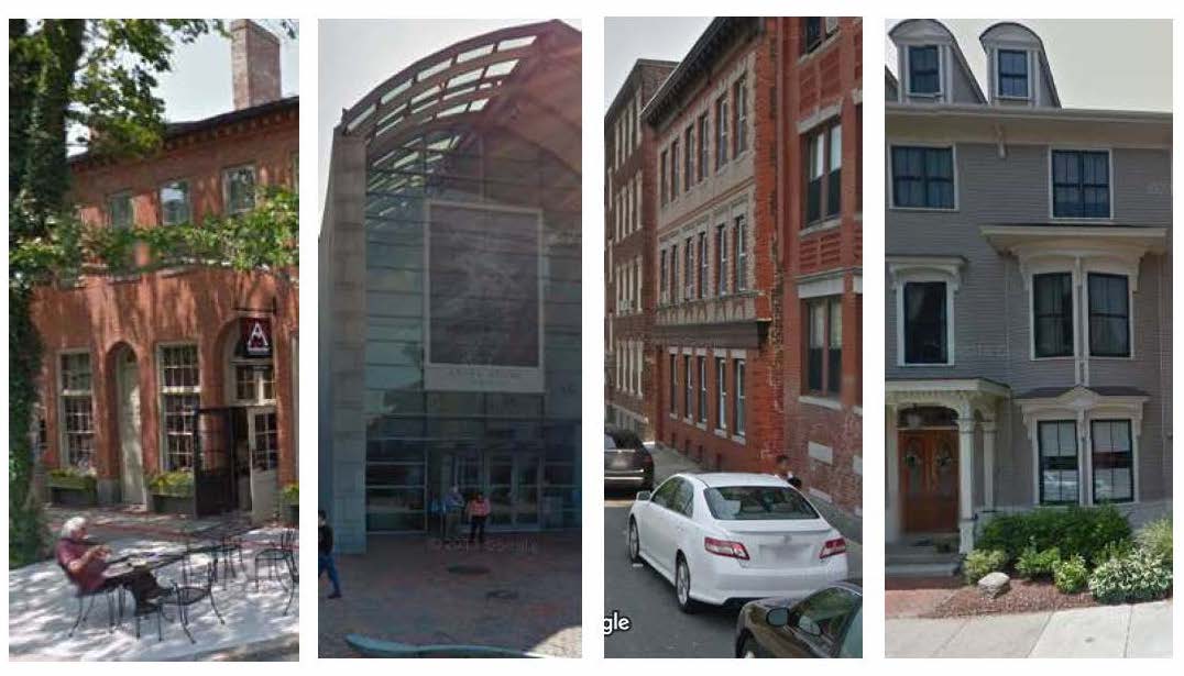 Collage of "quality construction" buildings