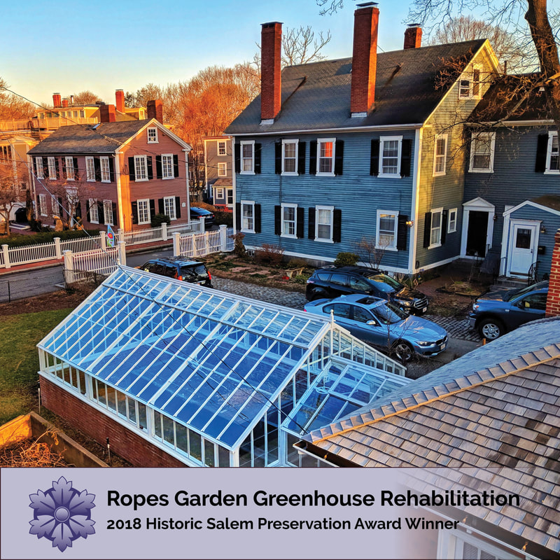 Birds eye view of Ropes Garden Greenhouse