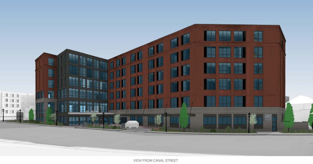 Design render 2025 of AC Hotel by Marriott