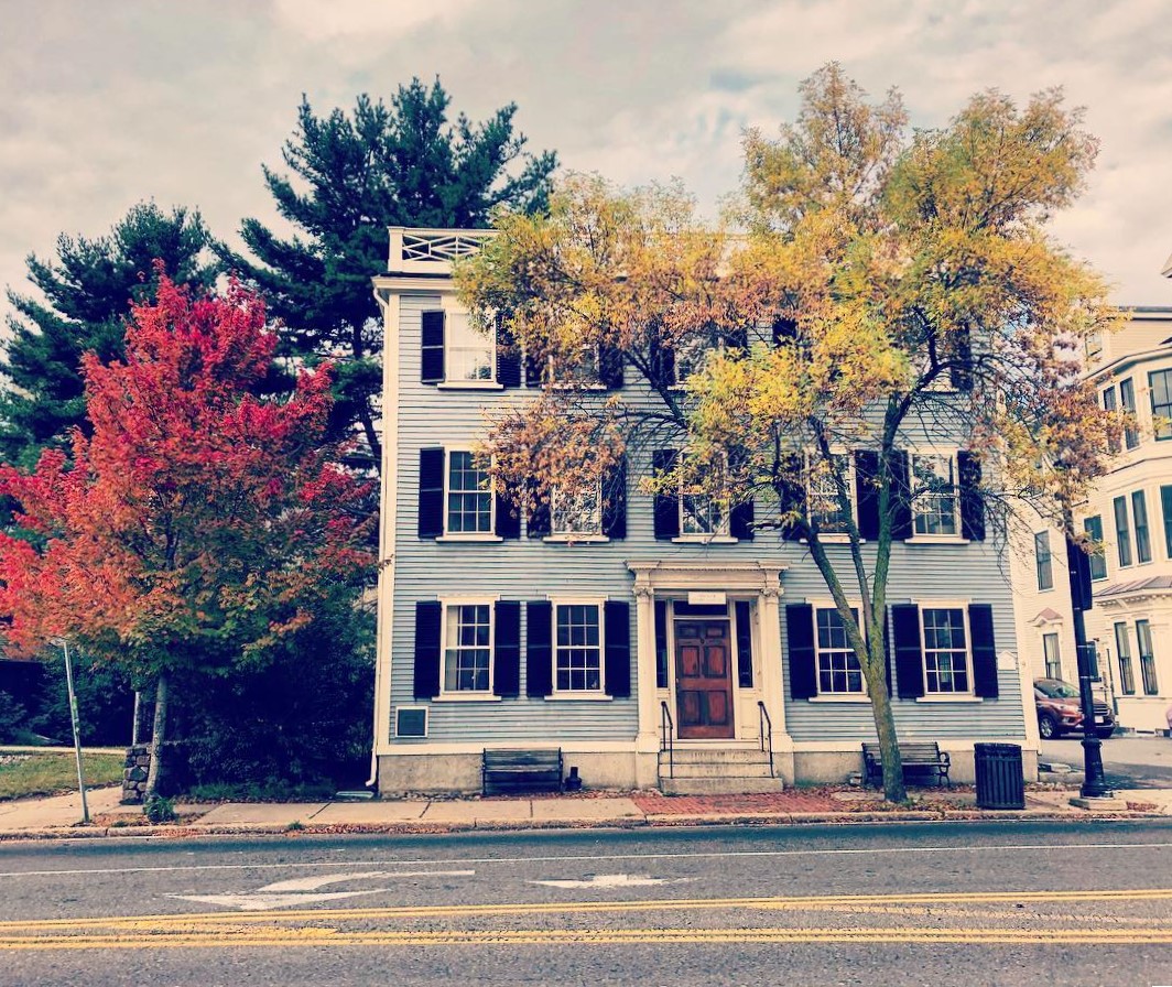 Bowditch House in the autumn. Salem, MA