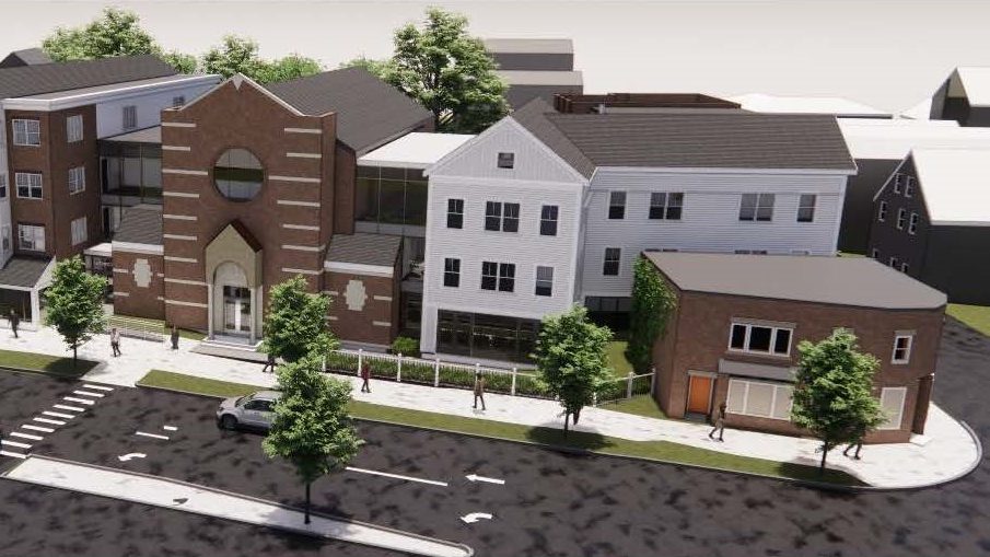 Harborlights/Lifebridge Project Elevation render from 2024