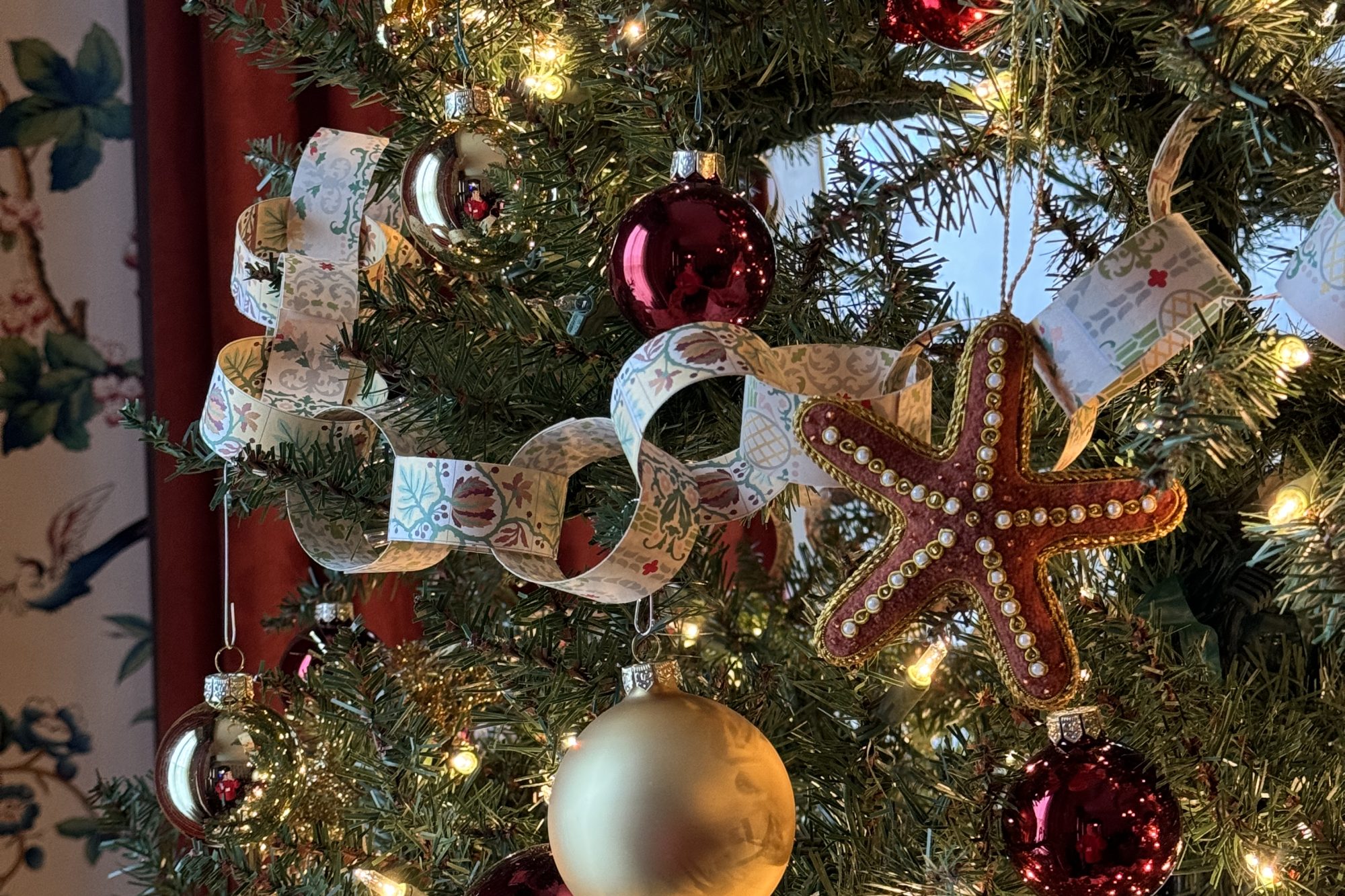 Close up of a Christmas Tree