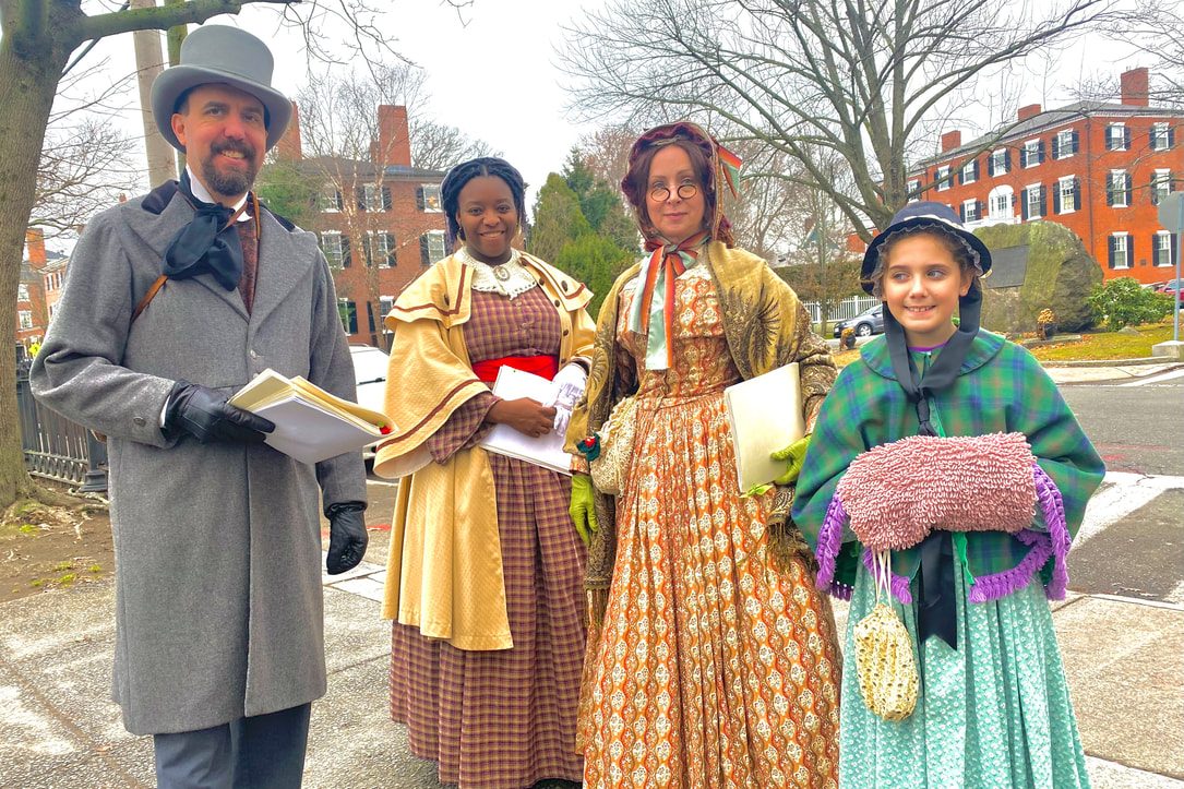Carolers at Christmas in Salem