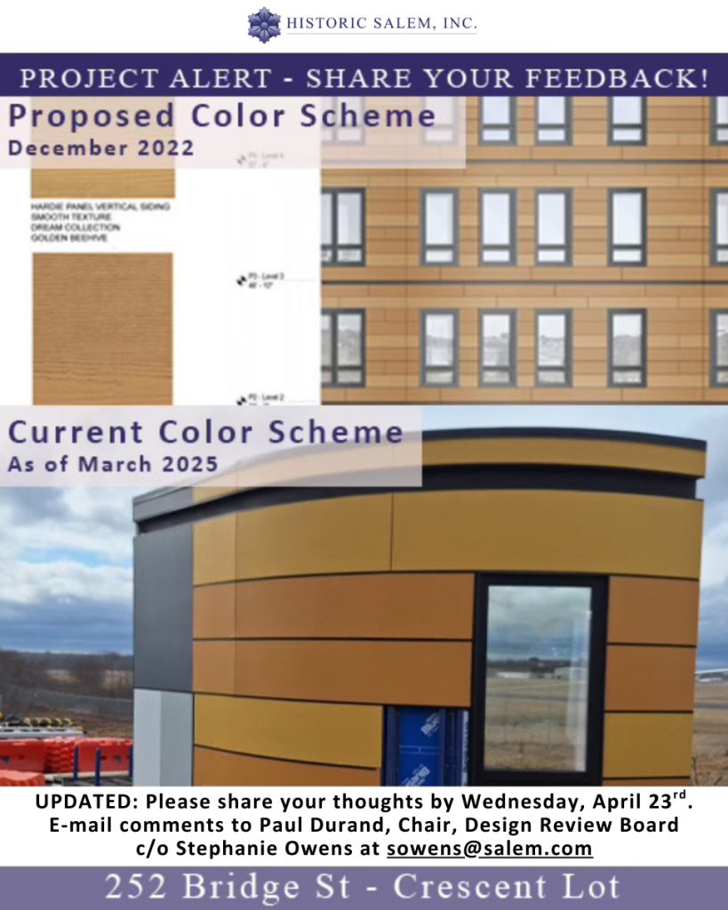 252 Bridge St. Crescent Lot color scheme